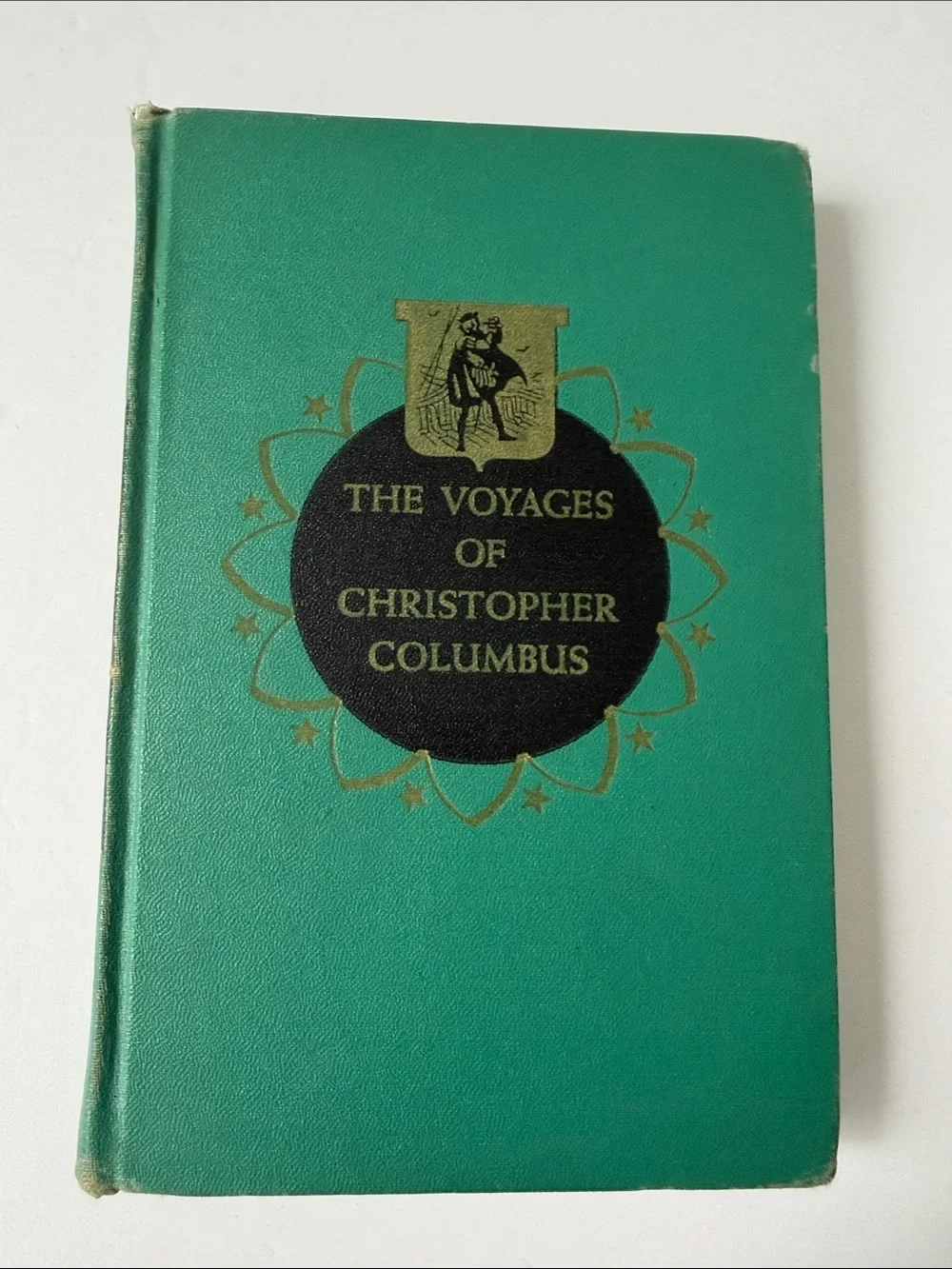 1950’s The Voyages of Christopher Columbus Green Hardcover Book